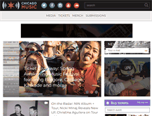 Tablet Screenshot of chicagomusic.com